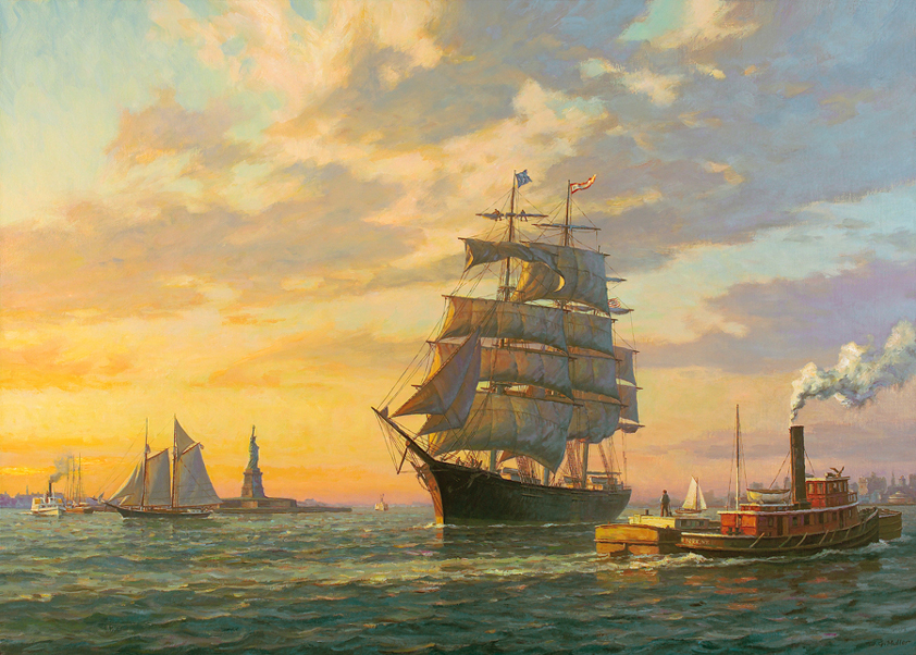  by William G. Muller, Maritime History Artist