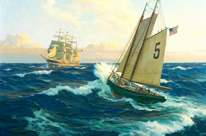  by William G. Muller, Maritime History Artist